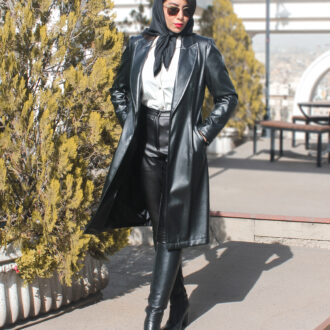 کت چرم بلند