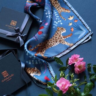 روسری ابریشم لئوپارد